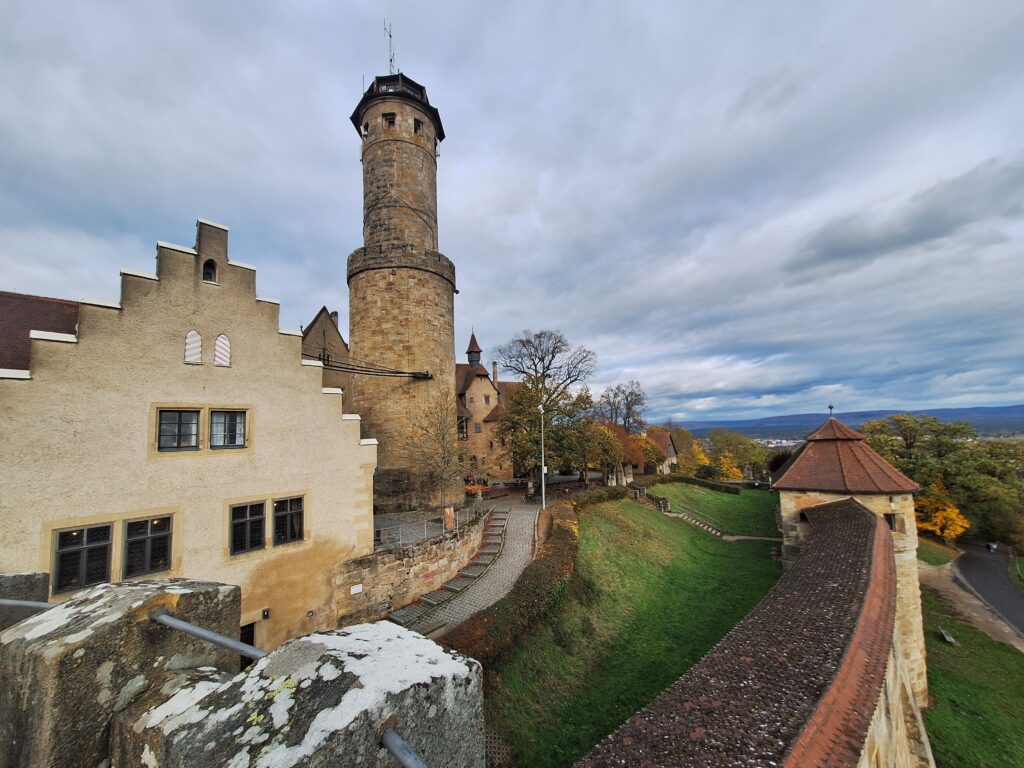An image of the exterior of Altenburg Castle in Bamberg